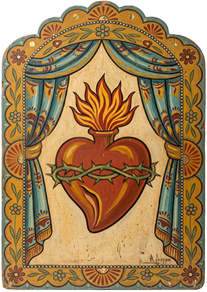 Retablo of The Sacred Heart of Jesus
