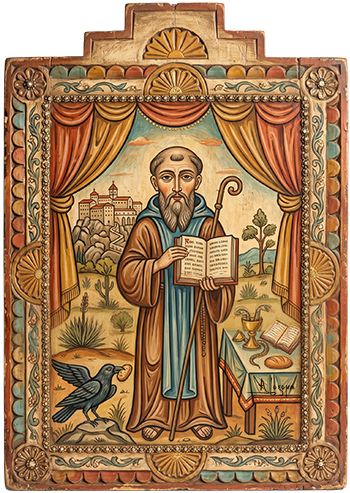Retablo of St. Benedict
