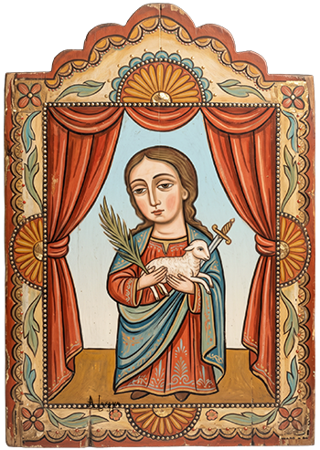 Retablo of St. Agnes